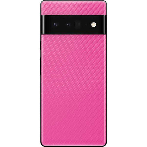 Pink Carbon Fiber Specialty Material Google Pixel 6 Pro Skin